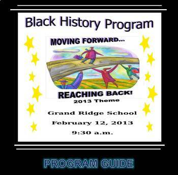 Preview of Black History Month Program #3  (EDITABLE)