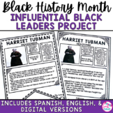 Black History Month in Spanish Project Activities Black Le