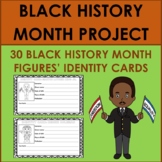 Black History Month Project Worksheets (30 Figures)