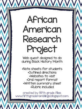 Preview of African American Research Project