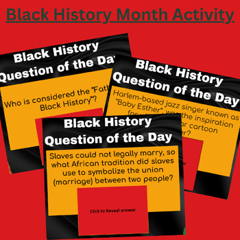 Preview of Black History Month Questions