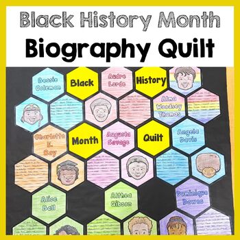 Preview of Black History Month Quilt | Black History Month Activity | Black History