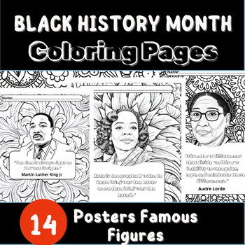 Black History Month Quotes- Coloring Pages Worksheets-Activities-Quotes ...