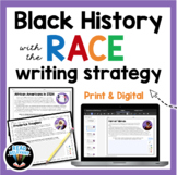 Black History Month Activities : RACE Strategy Writing Pas