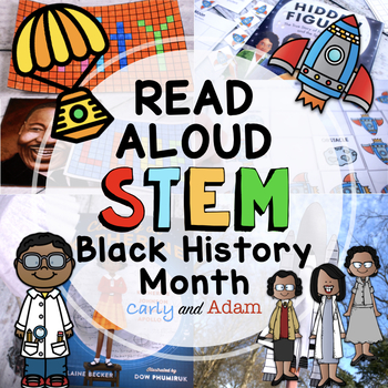 Preview of Black History Month READ ALOUD STEM Activities - Mae Jemison, Hidden Figures