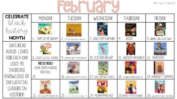 Preview of Black History Month: Read Aloud's (safe virtual links)