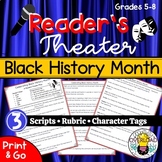 Black History Month Reader's Theater for older grades: 3 S