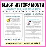 Black History Month Reading Comparison - Jackie Robinson a