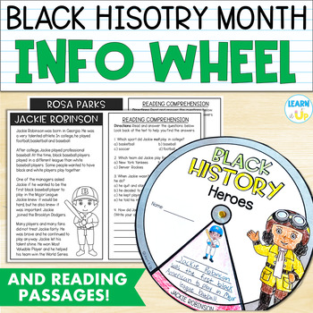 Preview of Black History Month Reading Comprehension | 2nd & 3rd Grade