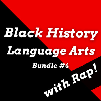 Preview of Black History Month ELA with Rap Songs