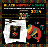 Black History Month: Reading Comprehension Activities 2024
