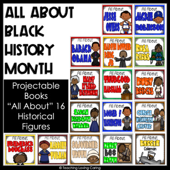 Preview of Black History Month | Reading Comprehension | All About 16 Historical Figures