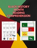 Black History Month Reading Comprehension Cut & Paste Acti