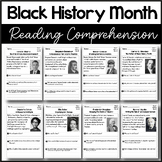 Black History Month Reading Comprehension Passages
