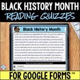 Black History Month Reading Comprehension Passages & Quest
