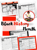 Black History Month Reading Comprehension Passages NONFICT