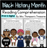 Black History Month Reading Comprehension Passages Print &