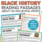 Black History Month Reading Comprehension Passages for Res