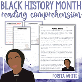 Black History Month Reading Comprehension - Portia White