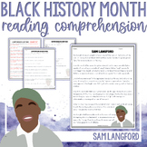 Black History Month Reading Comprehension - Sam Langford