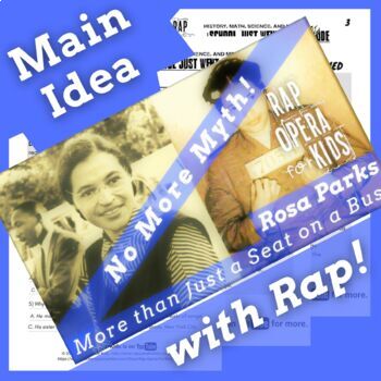 Preview of Middle School Nonfiction Main Idea and Supporting Details Passage Worksheets