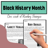 Black History Month Reading Passages BUNDLE