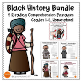 Black History Month Reading Comprehension Passages Bundle!