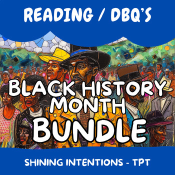 Preview of Black History Month Readings and DBQ Bundle