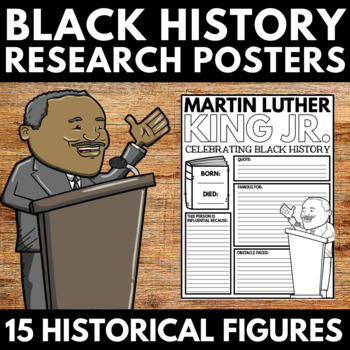 Preview of Black History Month Research Activities - Biography Report - Bulletin Board