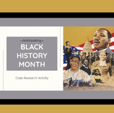 Black History Month Research Activity
