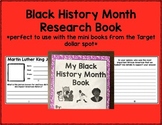 Black History Month Research Book