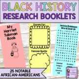 Black History Month Research Booklets