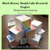 Black History Month Research Cube Project