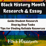 Black History Month Research & Essay (Step by Step w/Resources & Rubric)