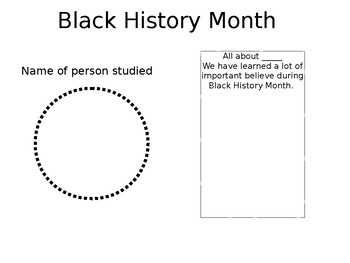 black history month assignment pdf
