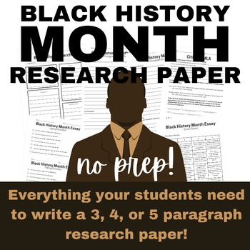 black history month essay research