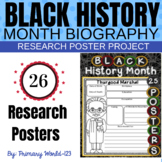 Black History Month Research Poster Project Class Set