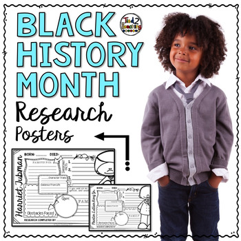 Black History Month Activity - Research Posters by Tied 2 Teaching