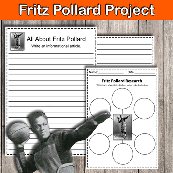 Preview of Black History Month Research Project / Fritz Pollard 