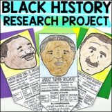 Black History Month Research Project & Reading Passages