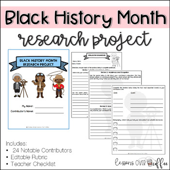 black history month biography project biography report informational writing