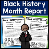 Black History Month Research Report and Display | Black Hi