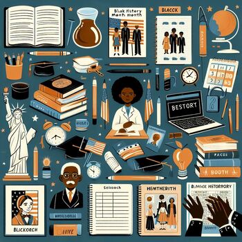 Preview of Black History Month Resource BUNDLE (Viewing Guides/Projects/Papers/Outlines)