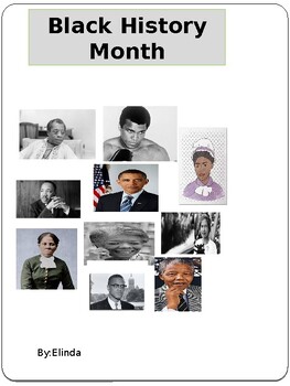 Preview of Black History Month Biography Collaborative Research / Social Studies Worksheets