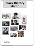 Black History Month Biography Collaborative Research / Soc