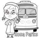 Black History Month: Rosa Parks Coloring Page