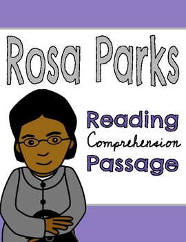 Preview of Black History Month: Rosa Parks Reading Comprehension Passage and Questions