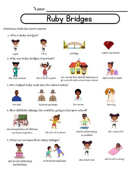 Preview of Black History Month- Ruby Bridges
