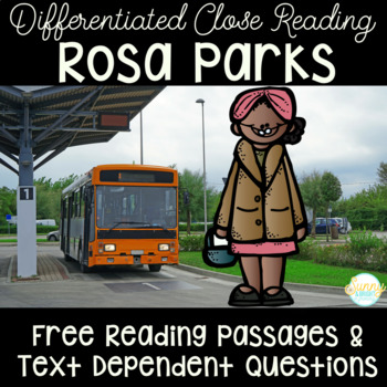 Preview of Rosa Parks- Black History Month