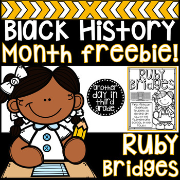 Preview of Black History Month Ruby Bridges FREEBIE